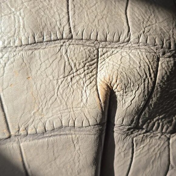 COACH Madison LINDSEY Croc Embossed Large Handbag GUC - Picture 10 of 10